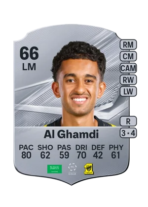 Al Ghamdi - 66 - Rare EA FC 27 card