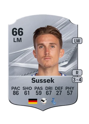 Sussek - 66 - Rare EA FC 27 card