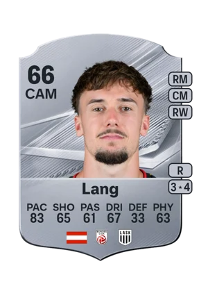 Lang - 66 - Rare EA FC 27 card