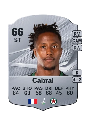 Cabral - 66 - Rare EA FC 27 card