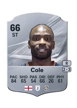 Cole - 66 - Rare EA FC 27 card
