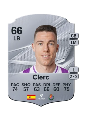 Clerc - 66 - Rare EA FC 27 card