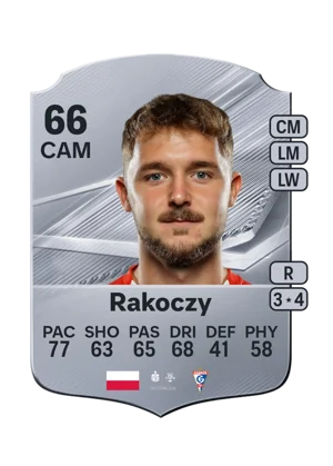 Rakoczy - 66 - Rare EA FC 27 card