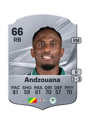 Andzouana - 66 - Rare EA FC 27 card