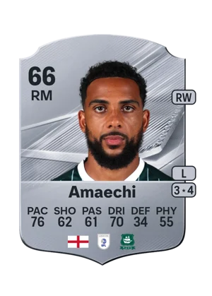 Amaechi - 66 - Rare EA FC 27 card