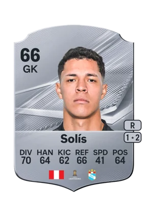 Solís - 66 - Rare EA FC 27 card