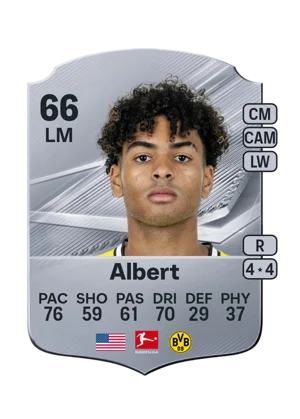 Albert - 66 - Rare EA FC 27 card