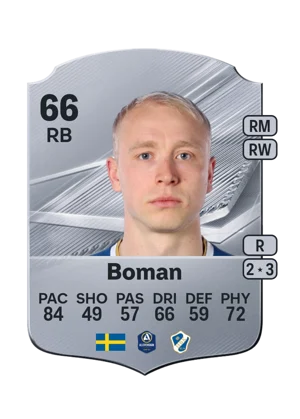 Boman - 66 - Rare EA FC 27 card