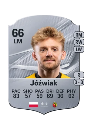 Jóźwiak - 66 - Rare EA FC 27 card
