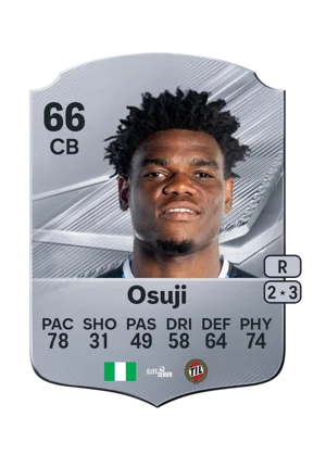 Osuji - 66 - Rare EA FC 27 card