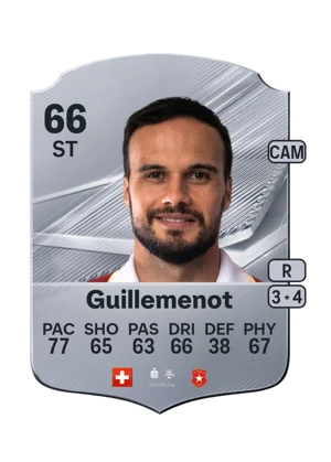 Guillemenot - 66 - Rare EA FC 27 card