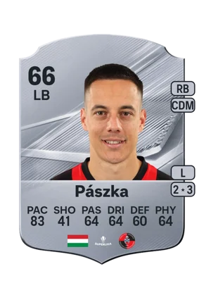 Pászka - 66 - Rare EA FC 27 card