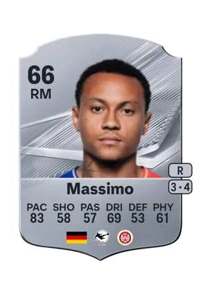 Massimo - 66 - Rare EA FC 27 card