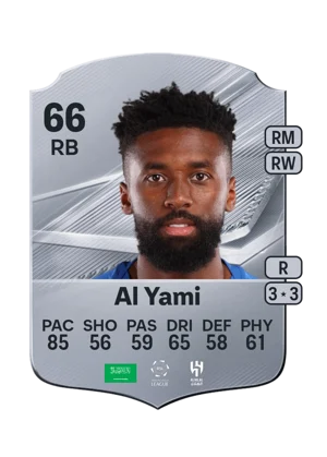 Al Yami - 66 - Rare EA FC 27 card