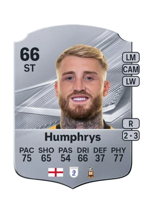 Humphrys - 66 - Rare EA FC 27 card
