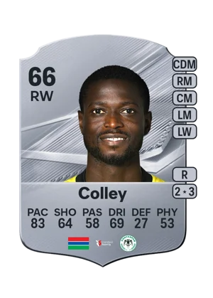 Colley - 66 - Rare EA FC 27 card