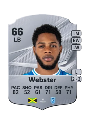 Webster - 66 - Rare EA FC 27 card