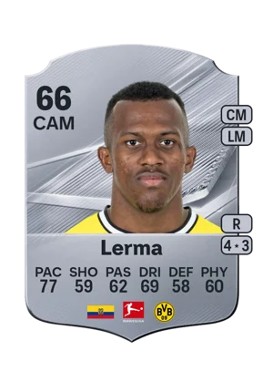 Lerma - 66 - Rare EA FC 27 card