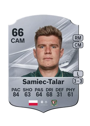 Samiec-Talar - 66 - Rare EA FC 27 card