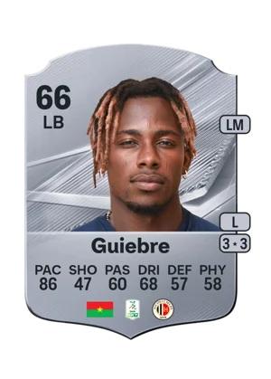 Guiebre - 66 - Rare EA FC 27 card