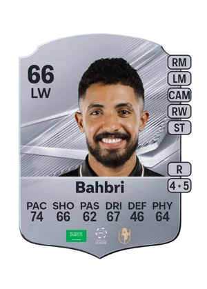 Bahbri - 66 - Rare EA FC 27 card