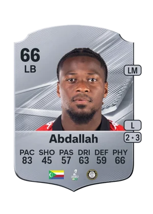 Abdallah - 66 - Rare EA FC 27 card