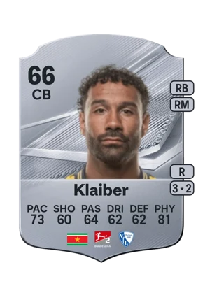 Klaiber - 66 - Rare EA FC 27 card