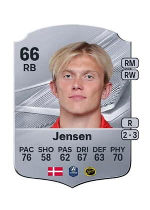 Jensen - 66 - Rare EA FC 27 card
