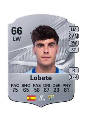 Lobete - 66 - Rare EA FC 27 card