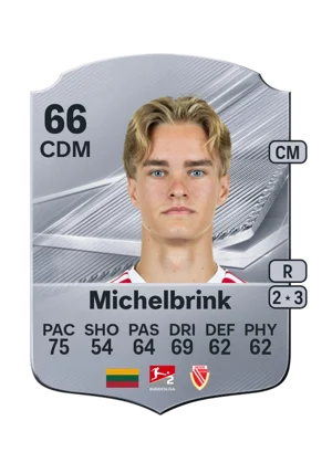 Michelbrink - 66 - Rare EA FC 27 card