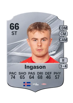 Ingason - 66 - Rare EA FC 27 card