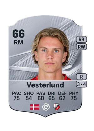 Vesterlund - 66 - Rare EA FC 27 card