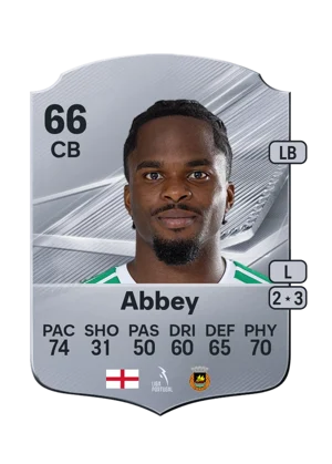Abbey - 66 - Rare EA FC 27 card