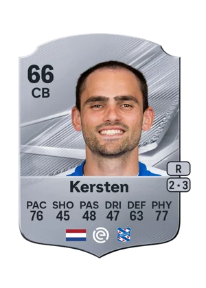 Kersten - 66 - Rare EA FC 27 card