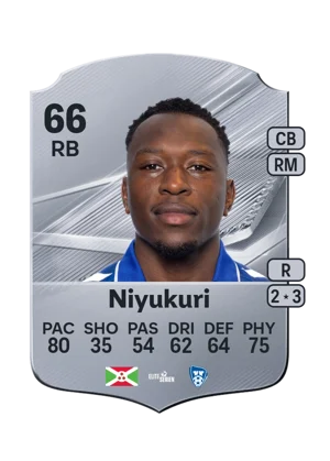 Niyukuri - 66 - Rare EA FC 27 card