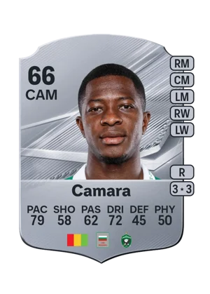 Camara - 66 - Rare EA FC 27 card