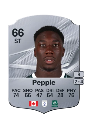Pepple - 66 - Rare EA FC 27 card