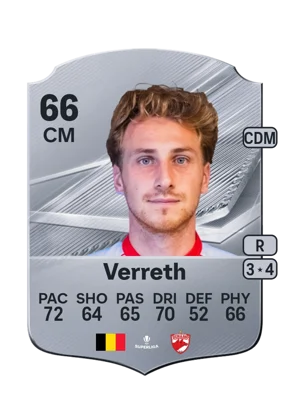 Verreth - 66 - Rare EA FC 27 card
