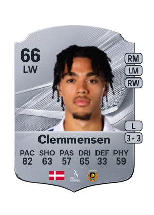Clemmensen - 66 - Rare EA FC 27 card