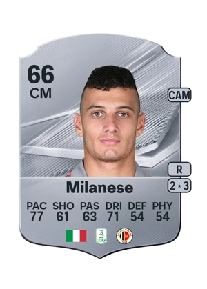 Milanese - 66 - Rare EA FC 27 card