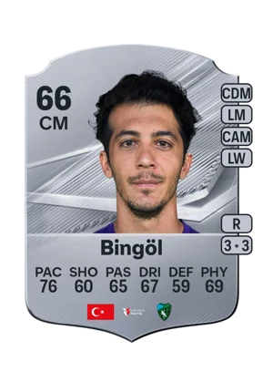 Bingöl - 66 - Rare EA FC 27 card
