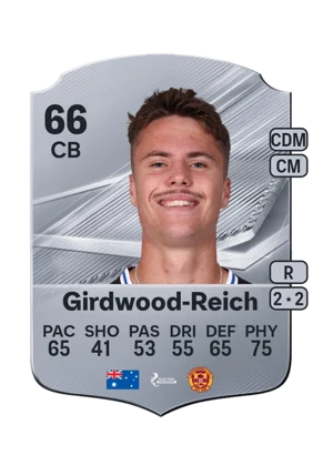 Girdwood-Reich - 66 - Rare EA FC 27 card