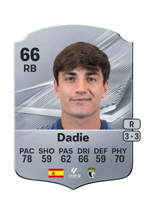 Dadie - 66 - Rare EA FC 27 card