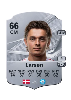 Larsen - 66 - Rare EA FC 27 card