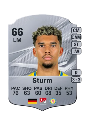 Sturm - 66 - Rare EA FC 27 card