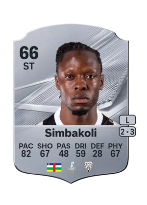 Simbakoli - 66 - Rare EA FC 27 card