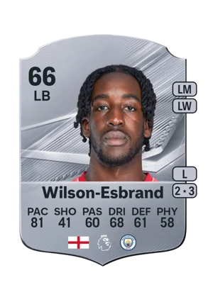 Wilson-Esbrand - 66 - Rare EA FC 27 card