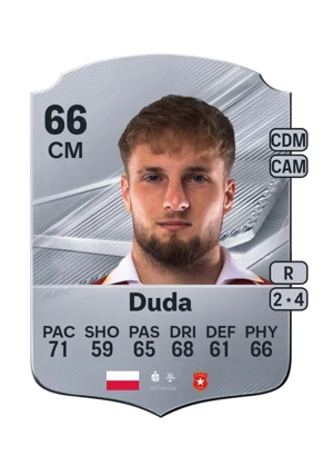 Duda - 66 - Rare EA FC 27 card