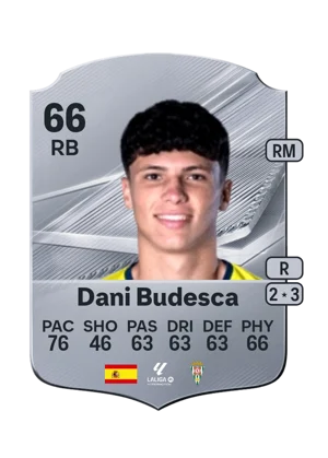 Dani Budesca - 66 - Rare EA FC 27 card