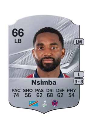Nsimba - 66 - Rare EA FC 27 card